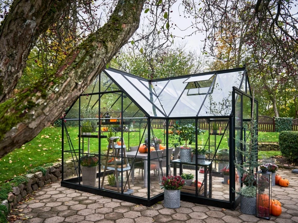 Royal Well Garden Room Zwart Gecoat - Afbeelding 2